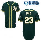 Oakland Athletics #23 Sam Fuld 2014 Dark Green Jersey