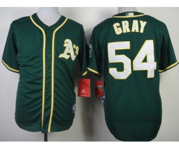 Oakland Athletics #54 Sonny Gray 2014 Dark Green Jersey