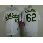 Oakland Athletics #62 Sean Doolittle White Jersey