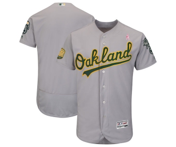 Oakland Athletics Blank Gray 2018 Mother's Day Flexbase Jersey