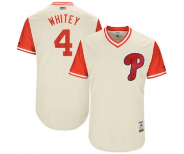 Men's Philadelphia Phillies Andres Blanco Whitey Majestic Tan 2017 Players Weekend Authentic Jersey