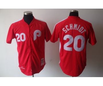 Philadelphia Phillies #20 Mike Schmidt 1979 Red Throwback Jersey