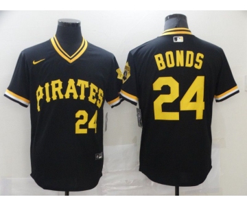 Men Pittsburgh Pirates 24 Bonds Black Game 2021 Nike MLB Jersey