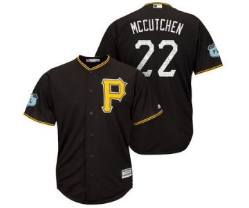 Men's Pittsburgh Pirates #22 Andrew McCutchen Black 2017 Spring Training Stitched MLB Majestic Cool Base Jersey