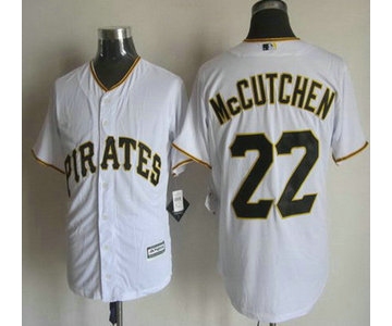Men's Pittsburgh Pirates #22 Andrew McCutchen Home White 2015 MLB Cool Base Jersey