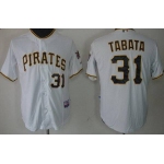 Men's Pittsburgh Pirates #31 Jose Tabata White Jersey