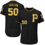 Men's Pittsburgh Pirates #50 Jameson Taillon Black 2016 Flexbase Majestic Baseball Jersey