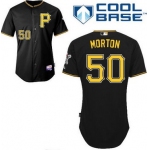 Men's Pittsburgh Pirates #50 Jameson Taillon Black Cool Base Baseball Jersey