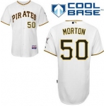 Men's Pittsburgh Pirates #50 Jameson Taillon White Home Cool Base Baseball Jersey