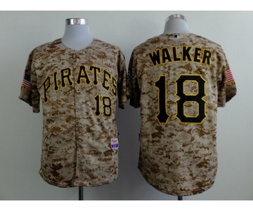 Pittsburgh Pirates #18 Neil Walker 2014 Camo Jersey