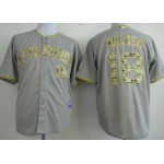 Pittsburgh Pirates #18 Neil Walker Gray With Camo Jersey