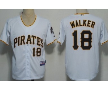 Pittsburgh Pirates #18 Neil Walker White Jersey