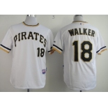 Pittsburgh Pirates #18 Neil Walker White Pullover Cool Base Jersey