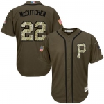 Pittsburgh Pirates #22 Andrew McCutchen Green Salute to Service Stitched MLB Jersey