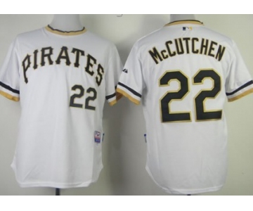Pittsburgh Pirates #22 Andrew McCutchen White Pullover Cool Base Jersey