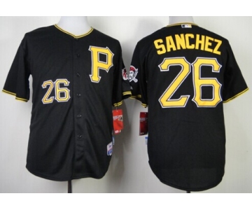 Pittsburgh Pirates #26 Tony Sanchez Black Jersey