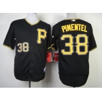 Pittsburgh Pirates #38 Stolmy Pimentel Black Jersey