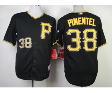 Pittsburgh Pirates #38 Stolmy Pimentel Black Jersey