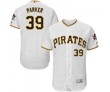 Pittsburgh Pirates #39 Dave Parker Retired White Home 2016 Flexbase Majestic Baseball Jersey