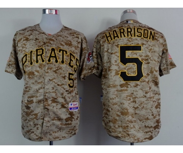 Pittsburgh Pirates #5 Josh Harrison 2014 Camo Jersey