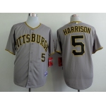 Pittsburgh Pirates #5 Josh Harrison Gray Jersey