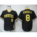 Pittsburgh Pirates #8 Willie Stargell 1979 Black Throwback Jersey