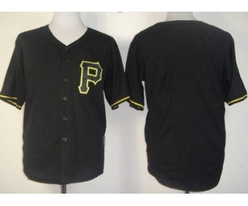 Pittsburgh Pirates Blank Black Fashion Jersey