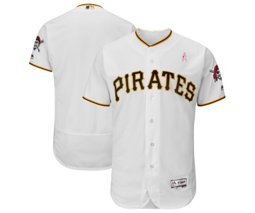 Pittsburgh Pirates Blank White 2018 Mother's Day Flexbase Jersey