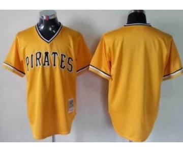 Pittsburgh Pirates Blank Yellow Throwback Jersey