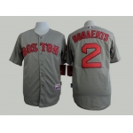 Men's Boston Red Sox #2 Xander Bogaerts 2014 Gray Jersey