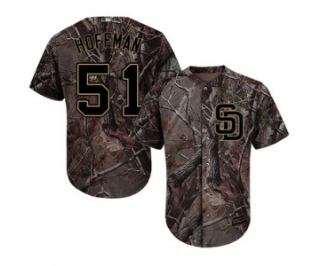 San Diego Padres #51 Trevor Hoffman Camo Realtree Collection Cool Base Stitched MLB Jersey