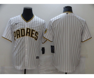 Men San Diego Padres Blank White Game Nike MLB Jerseys