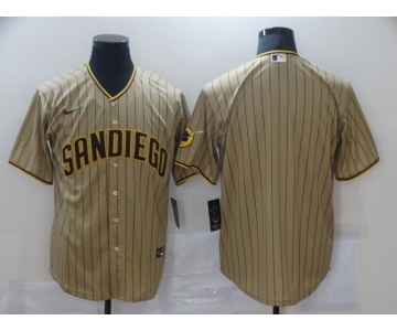 Men San Diego Padres Blank brown stripe Game Nike MLB Jerseys