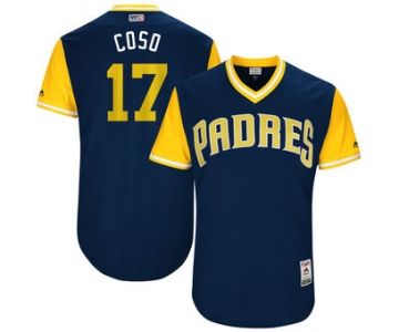 Men's San Diego Padres Allen Cordoba Majestic Navy 2017 Players Weekend Authentic Jersey