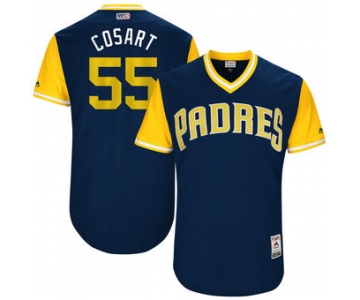 Men's San Diego Padres Jarred Cosart Cosart Majestic Navy 2017 Players Weekend Authentic Jersey
