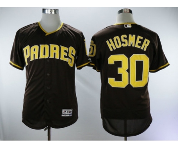 Padres 30 HOSMER Brown Flexbase Authentic Collection MLB Jersey