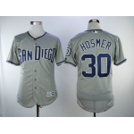 Padres 30 HOSMER Grey New Cool Base MLB Jersey