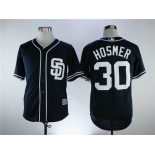 Padres 30 HOSMER navy blue New Cool Base MLB Jersey