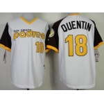 San Diego Padres #18 Carlos Quentin 1978 White Jersey