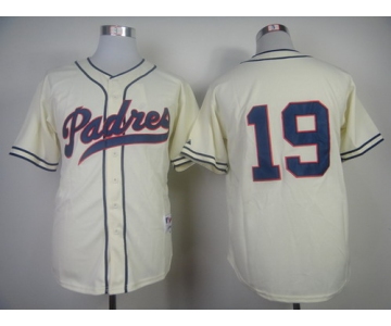 San Diego Padres #19 Tony Gwynn 1948 Cream Jersey