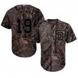 San Diego Padres #19 Tony Gwynn Camo Realtree Collection Cool Base Stitched MLB Jersey