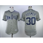 San Diego Padres #30 Eric Hosmer Gray Flexbase Jersey