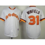 San Diego Padres #31 Dave Winfield 1984 White Jersey