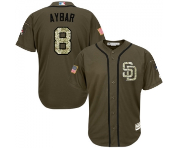 San Diego Padres 8 Erick Aybar Green Salute to Service Stitched Baseball Jersey