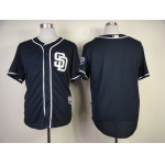 San Diego Padres Blank Navy Blue Jersey