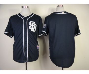 San Diego Padres Blank Navy Blue Jersey