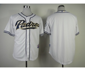 San Diego Padres Blank White Jersey