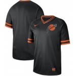 Giants Blank Black Authentic Cooperstown Collection Stitched Baseball Jersey