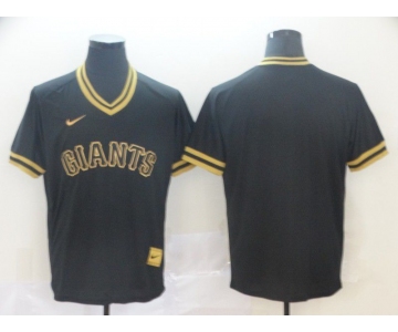 Men San Francisco Giants Blank Black gold Game Nike 2022 MLB Jersey