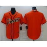 Men San Francisco Giants Blank Orange Game 2021 Nike MLB Jersey